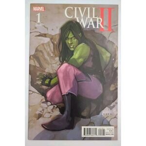 Civil War II #1 She-Hulk Variant 1:10 Phil Noto Cover Marvel Comics 2016